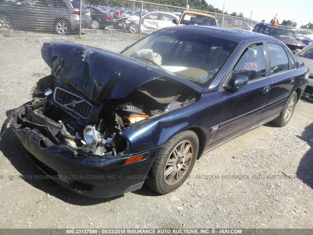 YV1TH59H541372794 - 2004 VOLVO S80 2.5T Dark Blue photo 2
