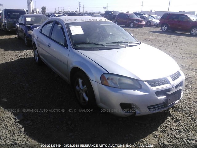 1B3EL46X16N278105 - 2006 DODGE STRATUS SXT SILVER photo 1