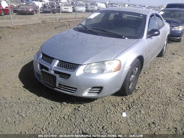 1B3EL46X16N278105 - 2006 DODGE STRATUS SXT SILVER photo 2