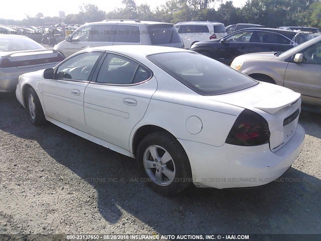 2G2WP552481121499 - 2008 PONTIAC GRAND PRIX WHITE photo 3