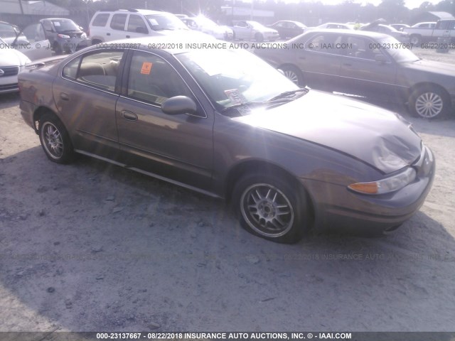 1G3NL52F52C123175 - 2002 OLDSMOBILE ALERO GL BROWN photo 1