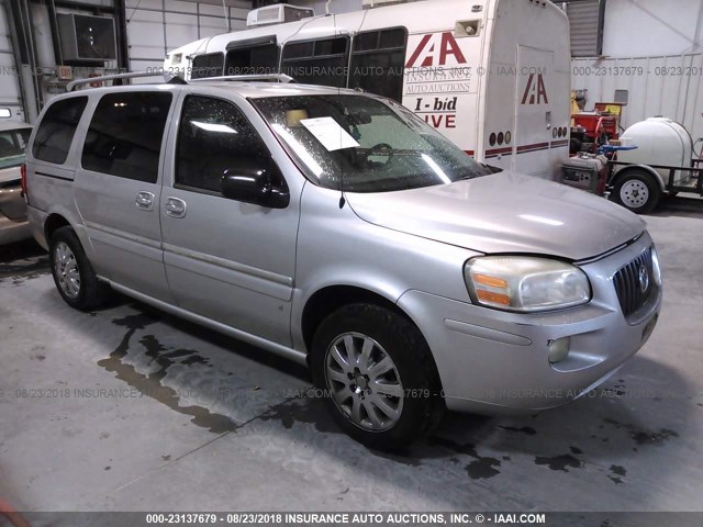 5GADV33L06D101374 - 2006 BUICK TERRAZA CXL SILVER photo 1