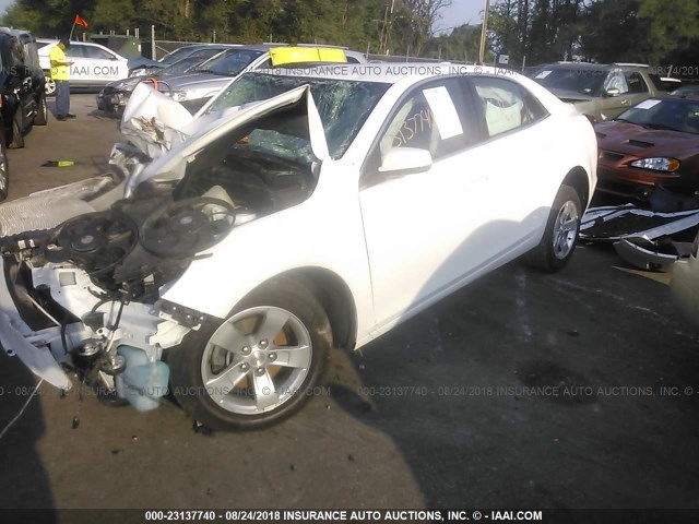 1G11C5SL3FU153241 - 2015 CHEVROLET MALIBU 1LT WHITE photo 2