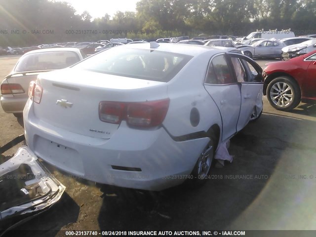1G11C5SL3FU153241 - 2015 CHEVROLET MALIBU 1LT WHITE photo 4