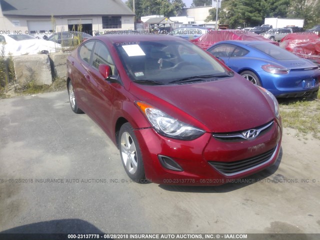 KMHDH4AE6BU130366 - 2011 HYUNDAI ELANTRA GLS/LIMITED RED photo 1