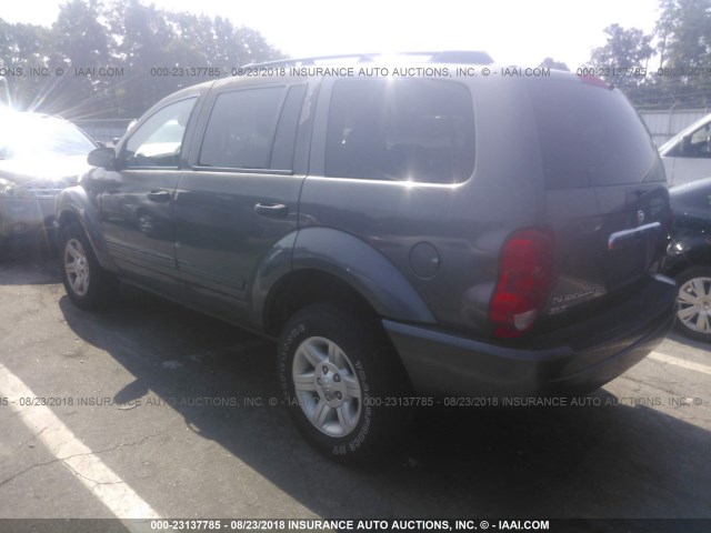 1D4HD48N04F128727 - 2004 DODGE DURANGO SLT GRAY photo 3