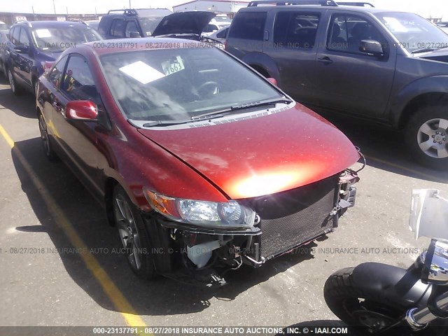 2HGFG215X6H704319 - 2006 HONDA CIVIC SI MAROON photo 1