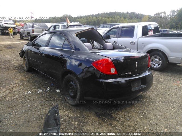 1G2ZF58B274149820 - 2007 PONTIAC G6 VALUE LEADER/BASE BLACK photo 3