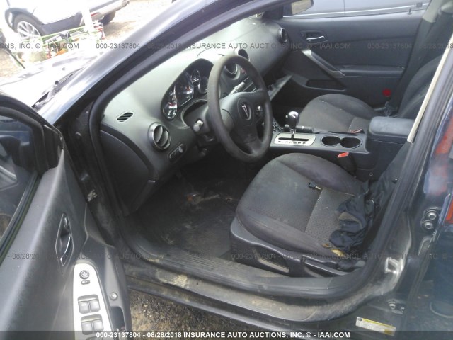 1G2ZF58B274149820 - 2007 PONTIAC G6 VALUE LEADER/BASE BLACK photo 5