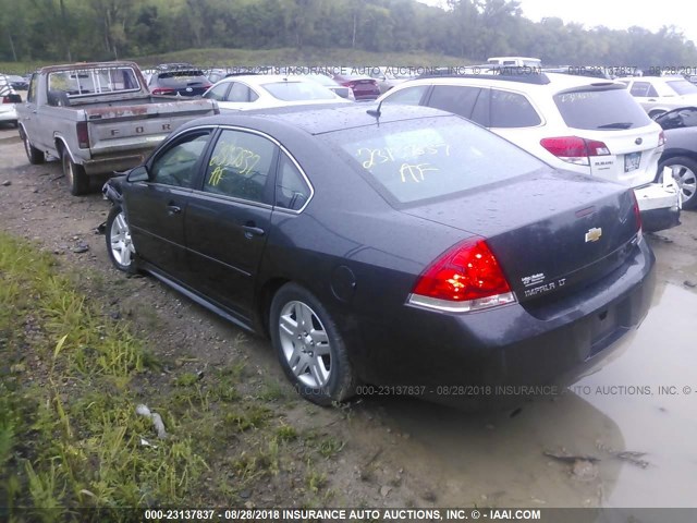 2G1WB5E39E1161052 - 2014 CHEVROLET IMPALA LIMITED LT GRAY photo 3