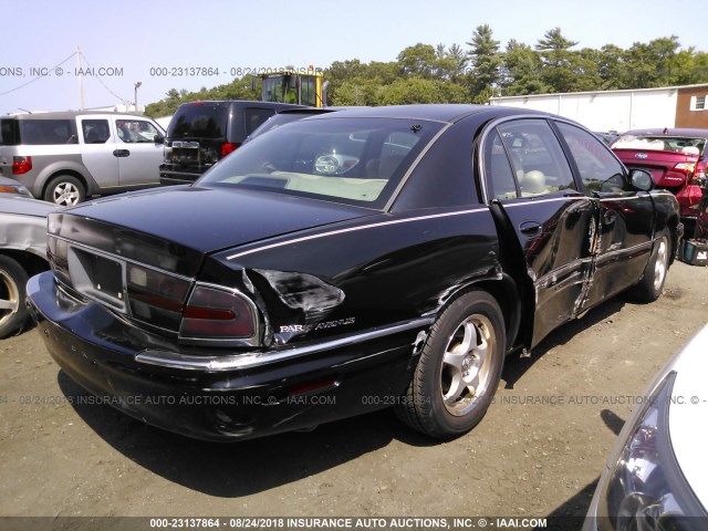 1G4CW54K314236748 - 2001 BUICK PARK AVENUE  BLACK photo 4