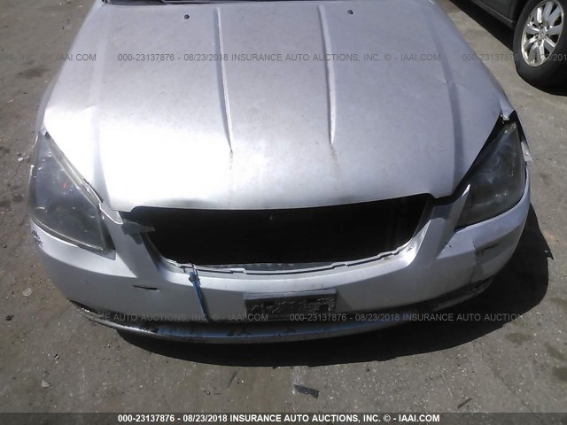 1N4BL11D25C300299 - 2005 NISSAN ALTIMA SE/SL/SE-R SILVER photo 6