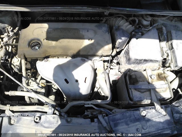 JTLKE50E481024847 - 2008 TOYOTA SCION XB Қара фото 10