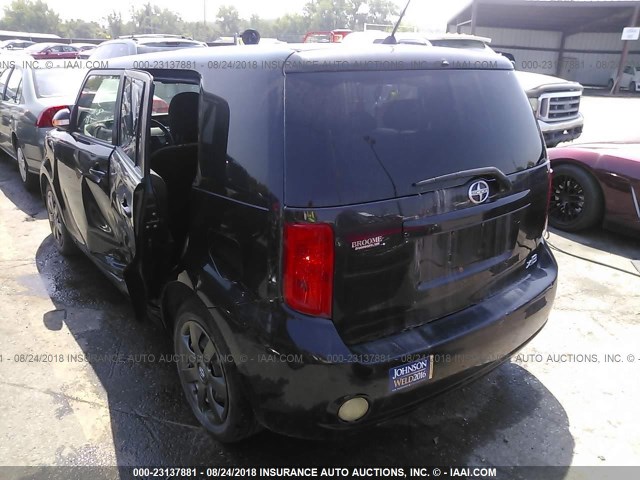 JTLKE50E481024847 - 2008 TOYOTA SCION XB Қара фото 3