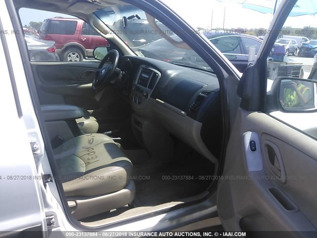 4F2CZ06133KM34750 - 2003 MAZDA TRIBUTE ES WHITE photo 5