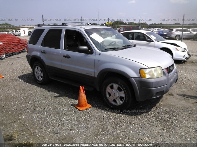 1FMYU03112KC36364 - 2002 FORD ESCAPE XLT SILVER photo 1