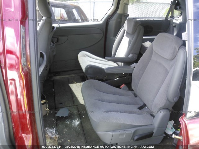 1D4GP24RX6B677829 - 2006 DODGE GRAND CARAVAN SE RED photo 8