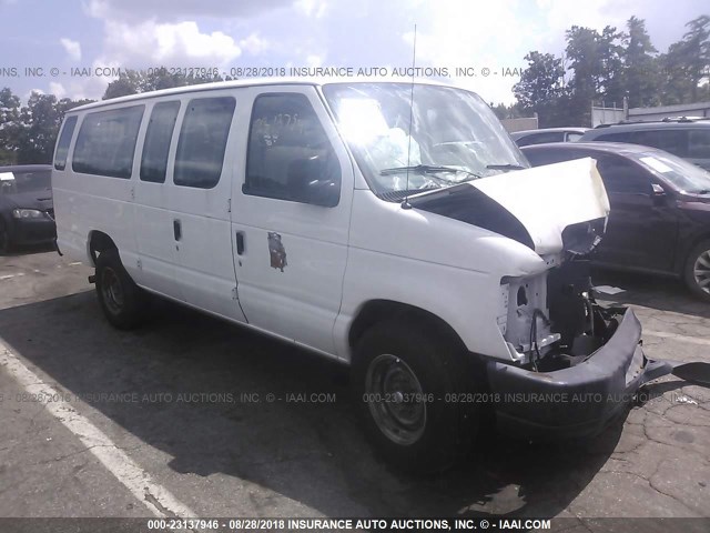 1FBSS3BL8CDB20741 - 2012 FORD ECONOLINE E350 SUPER DUTY WAGON WHITE photo 1