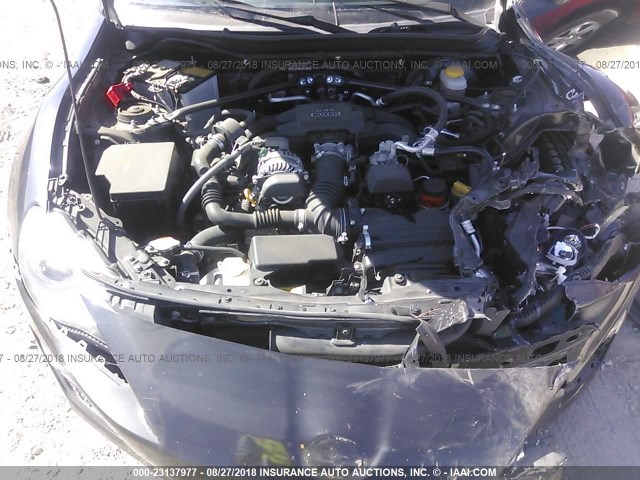 JF1ZNAA1XF8713526 - 2015 TOYOTA SCION FR-S GRAY photo 10