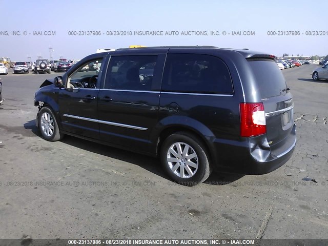 2C4RC1BG2ER394886 - 2014 CHRYSLER TOWN & COUNTRY TOURING GRAY photo 3