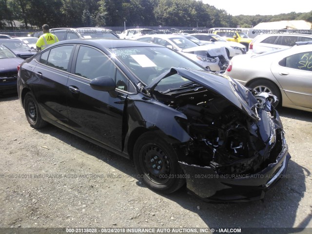 1G1BC5SM2H7154220 - 2017 CHEVROLET CRUZE LS BLACK photo 1