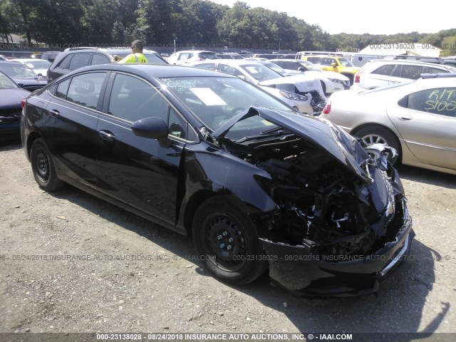1G1BC5SM2H7154220 - 2017 CHEVROLET CRUZE LS შავი ფოტო 6