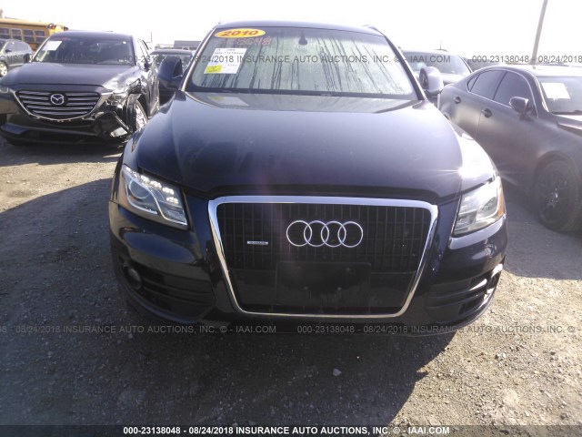 WA1LKAFP4AA042811 - 2010 AUDI Q5 PREMIUM PLUS Dark Blue photo 6