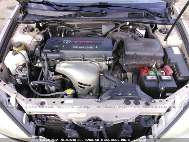 4T1BE30K85U038598 - 2005 TOYOTA CAMRY LE/XLE/SE 棕色 照片 10