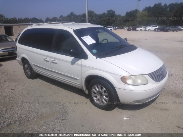 2C8GP64L72R513206 - 2002 CHRYSLER TOWN & COUNTRY LIMITED WHITE photo 1