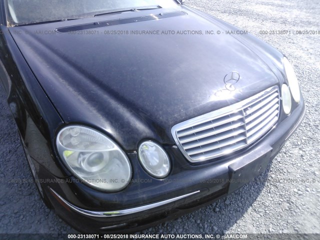 WDBUH83J34X110629 - 2004 MERCEDES-BENZ E 500 4MATIC BLACK photo 6