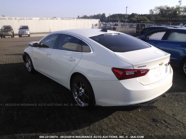 1G1ZB5ST4HF218840 - 2017 CHEVROLET MALIBU LS 白色 照片 3