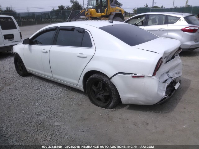 1G1ZB5E16BF100029 - 2011 CHEVROLET MALIBU LS თეთრი ფოტო 3