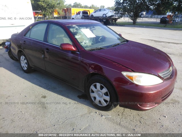 4T1BE32K33U157704 - 2003 TOYOTA CAMRY LE/XLE/SE Tünd qırmızı foto 1