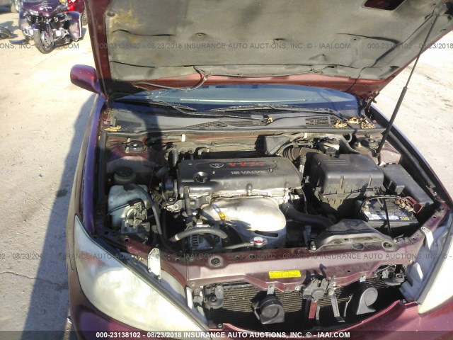4T1BE32K33U157704 - 2003 TOYOTA CAMRY LE/XLE/SE Tünd qırmızı foto 10