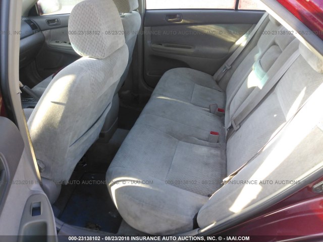 4T1BE32K33U157704 - 2003 TOYOTA CAMRY LE/XLE/SE Tünd qırmızı foto 8