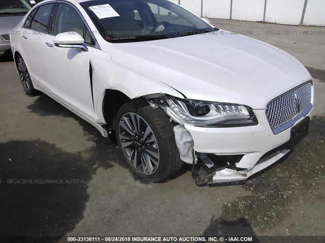 3LN6L5LUXHR641046 - 2017 LINCOLN MKZ HYBRID SELECT WHITE photo 6