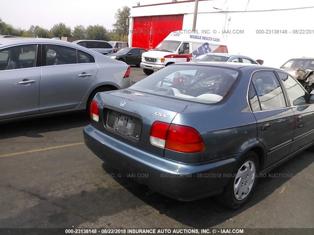 2HGEJ6679VH566933 - 1997 HONDA CIVIC LX GRAY photo 4