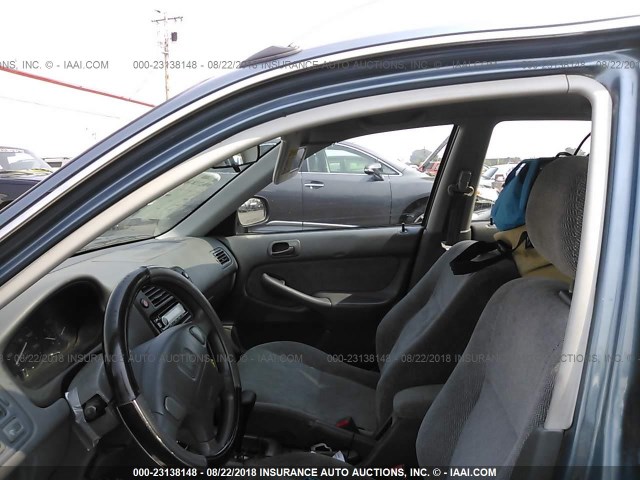 2HGEJ6679VH566933 - 1997 HONDA CIVIC LX GRAY photo 5