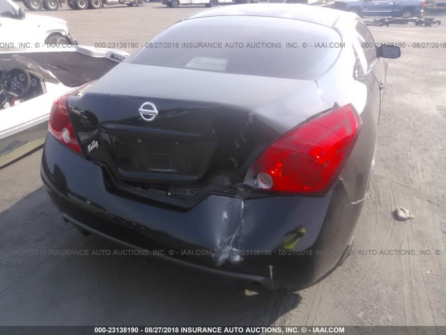 1N4AL24E68C239999 - 2008 NISSAN ALTIMA 2.5S BLACK photo 6