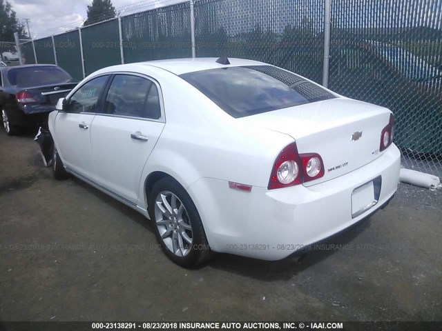 1G1ZG5E79CF377152 - 2012 CHEVROLET MALIBU LTZ 白色 照片 3