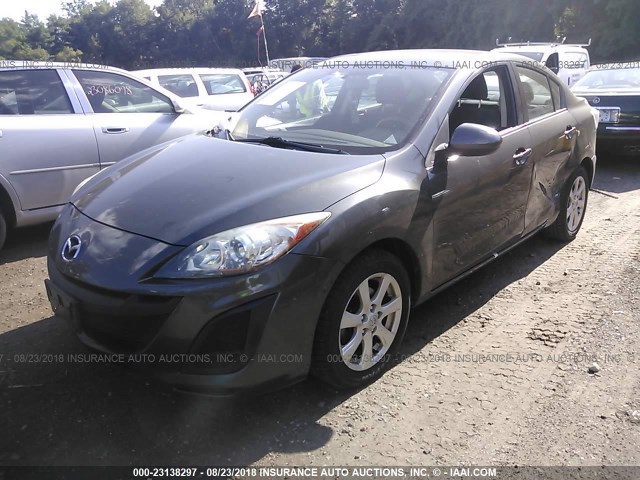 JM1BL1SG1A1326515 - 2010 MAZDA 3 I GRAY photo 2