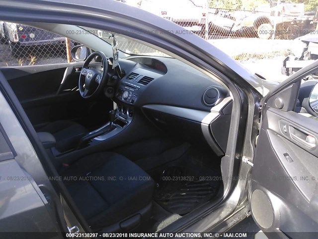 JM1BL1SG1A1326515 - 2010 MAZDA 3 I GRAY photo 5