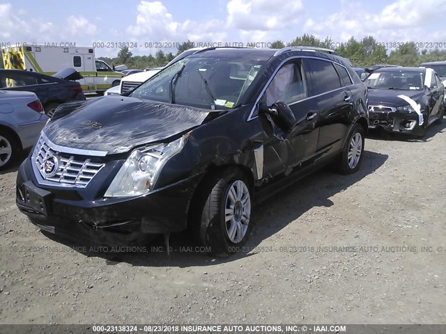 3GYFNEE38ES646571 - 2014 CADILLAC SRX LUXURY COLLECTION BLACK photo 2