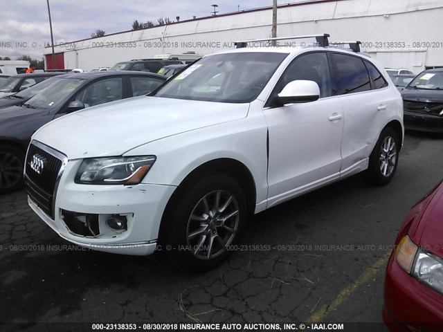 WA1LKAFP1AA088449 - 2010 AUDI Q5 PREMIUM PLUS WHITE photo 2