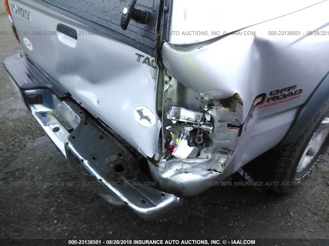5TEHN72N64Z350678 - 2004 TOYOTA TACOMA DOUBLE CAB 灰色 照片 6