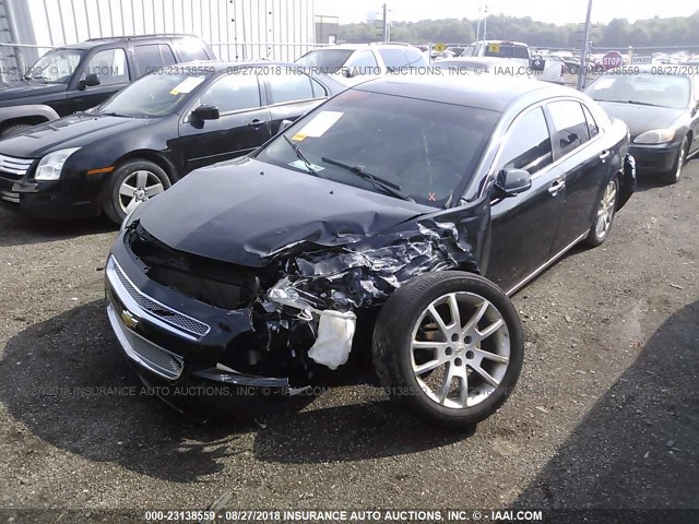 1G1ZE5E76BF395421 - 2011 CHEVROLET MALIBU LTZ 黑色 照片 2