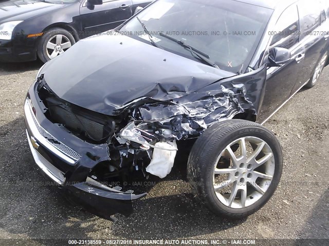 1G1ZE5E76BF395421 - 2011 CHEVROLET MALIBU LTZ 黑色 照片 6