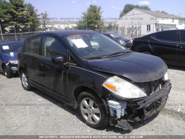 3N1BC13E29L413098 - 2009 NISSAN VERSA S/SL BLACK photo 1