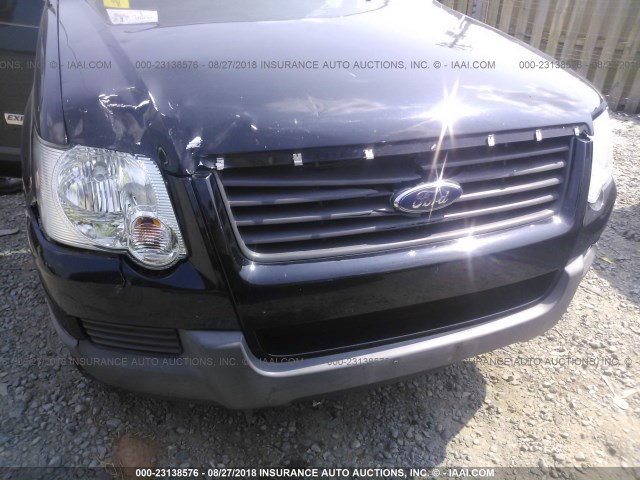 1FMEU62E66UA32745 - 2006 FORD EXPLORER XLS BLACK photo 6