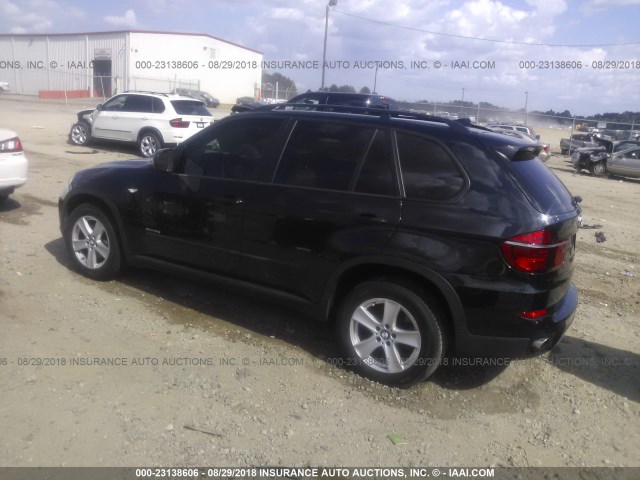 5UXZV4C58D0E10107 - 2013 BMW X5 XDRIVE35I BLACK photo 3